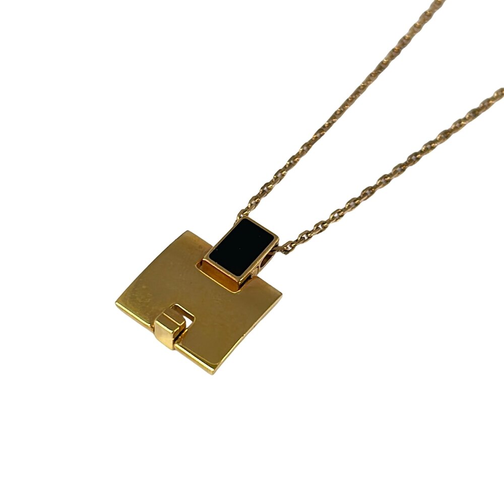 Hermès Eileen Necklace Gold Black